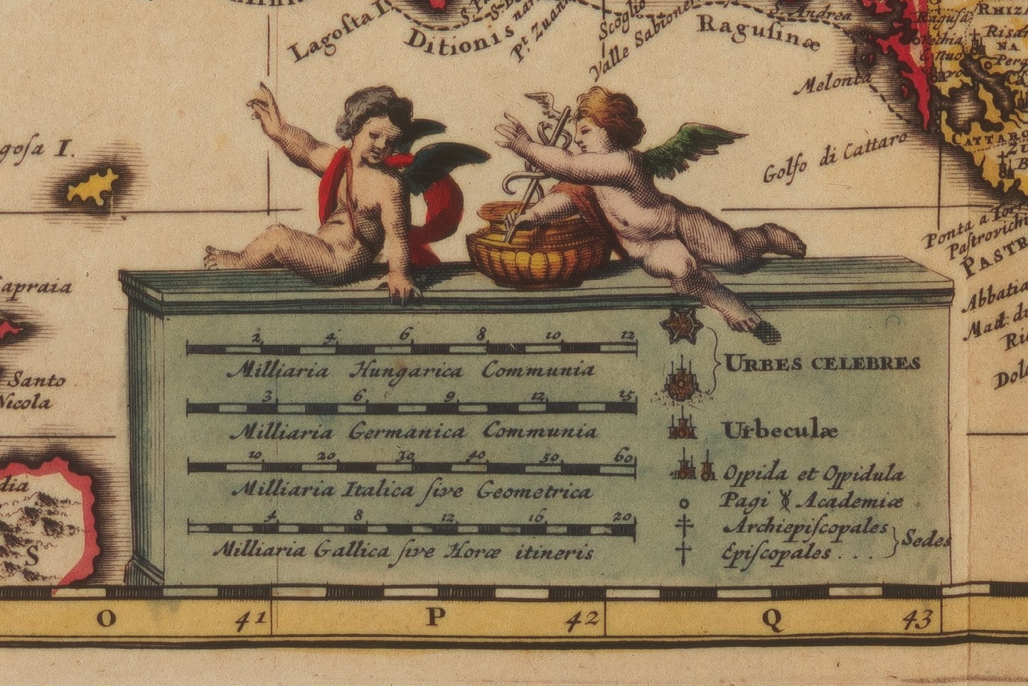 Nicolaes Visscher, Details about legend