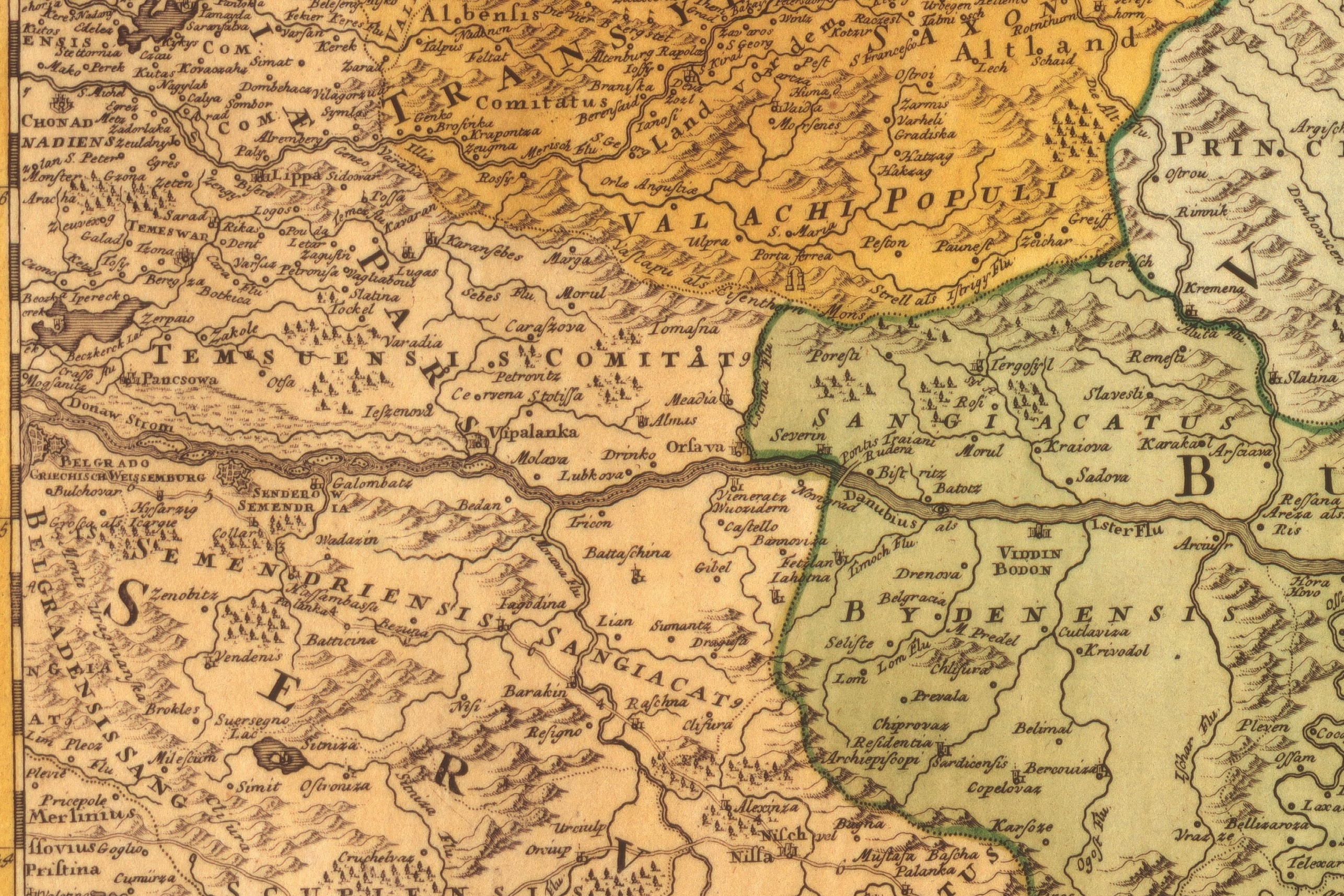 Nicolaes Visscher, Details about Banat and Oltenia